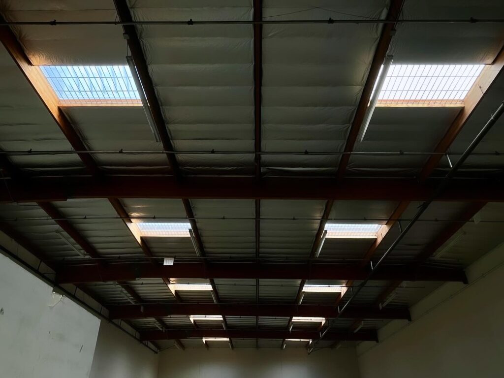 Commercial Skylight Grid Interior Warehouse Los Angeles