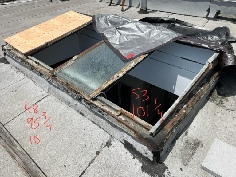 Skylight Measurement Replacement Flat Roof Los Angeles