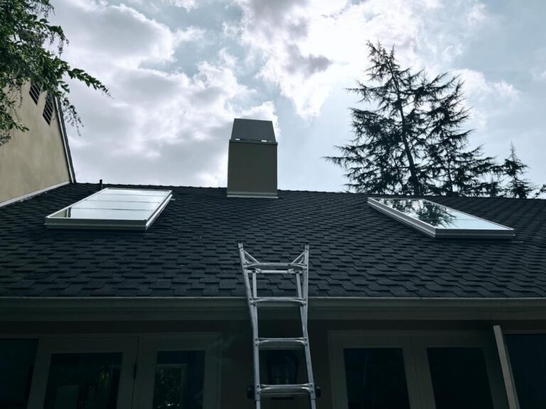 Two Velux Skylights Composition Shingle Residential Los Angeles