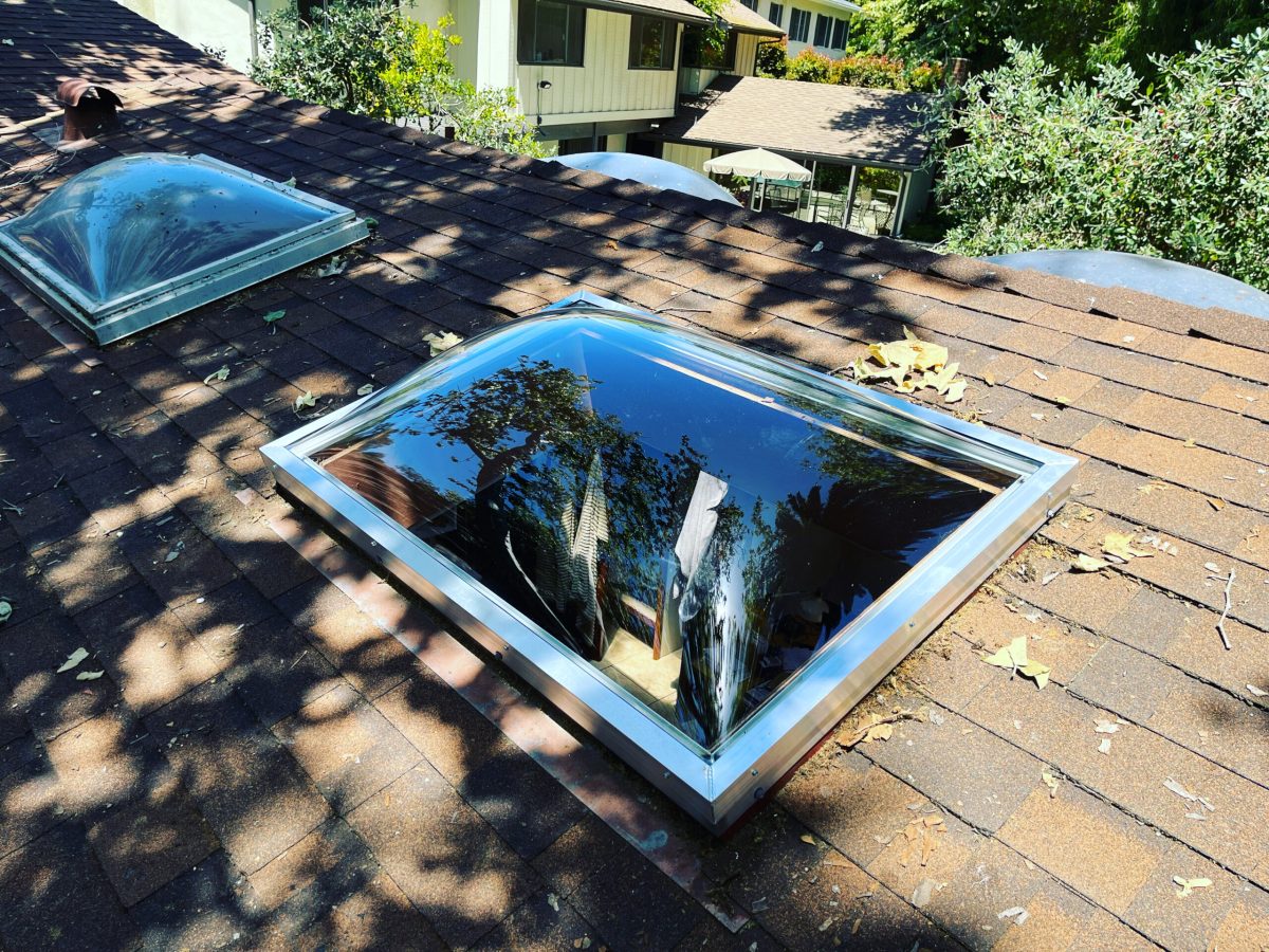 Velux Skylight Composition Shingle Fall Foliage Pasadena